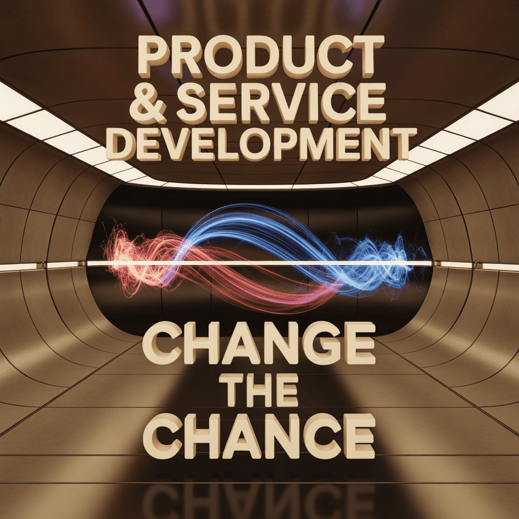 Tuote- ja palvelukehitys asetetun muutostarpeen  päämäärän saavuttamiseksi