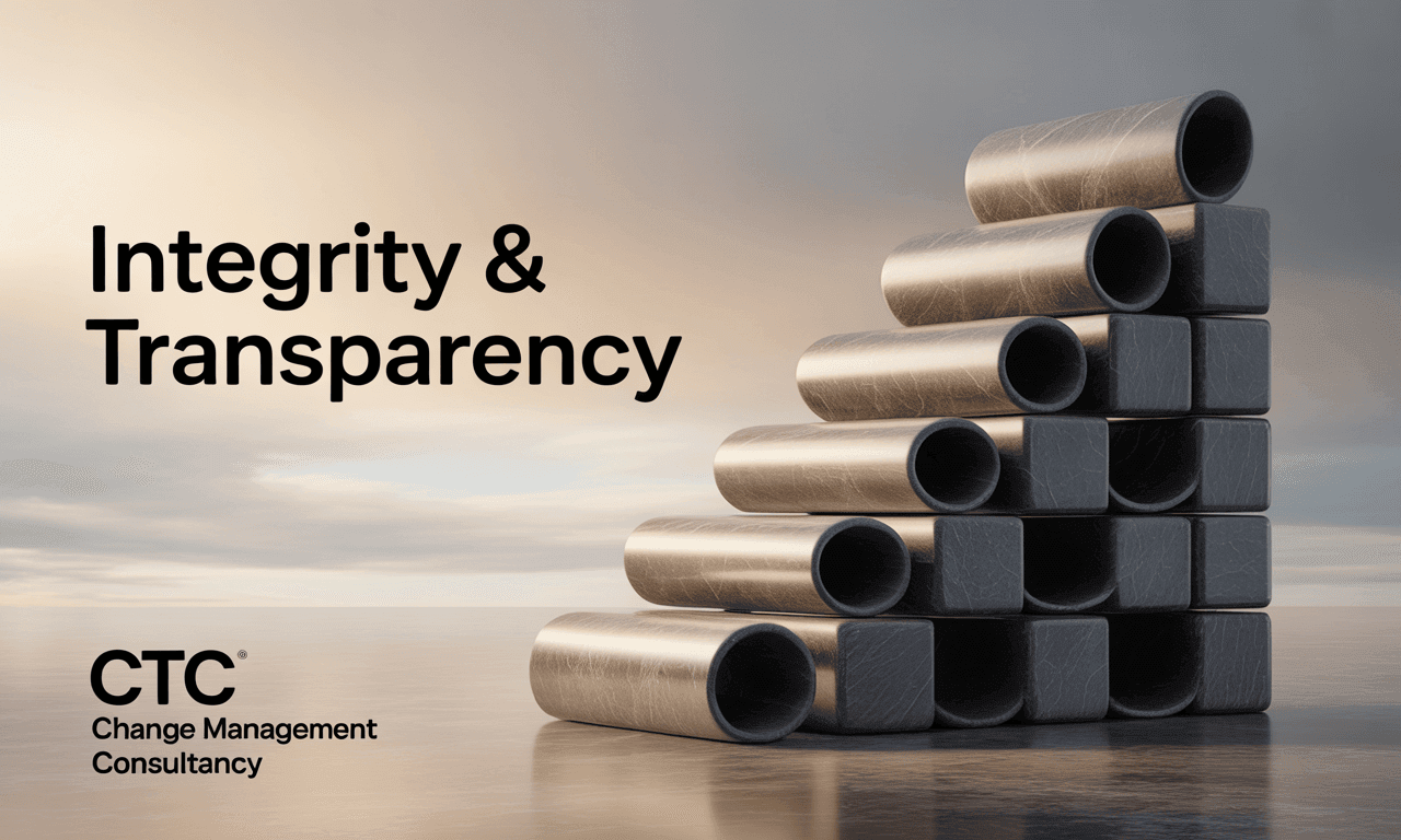 Rehellisyys + Läpinäkyvyys -> Luottamus